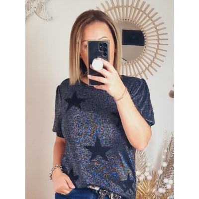 PULL ETOILE NOIR