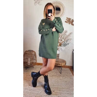 ROBE AMOUR KAKI