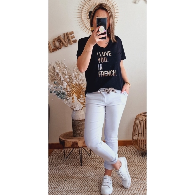 TEE-SHIRT LEANA NOIR
