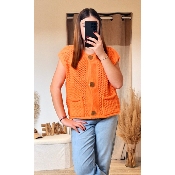 GILET NYNA ORANGE