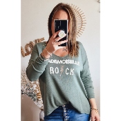 PULL MADEMOISELLE ROCK KAKI