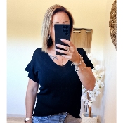 TEE-SHIRT AMINA NOIR