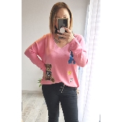 PULL NOUNOURS ROSE