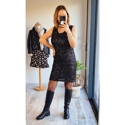 ROBE NOIR GYLIANE
