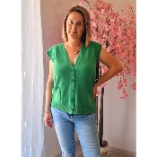 GILET VERT DAISY