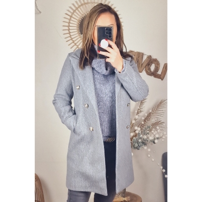 MANTEAU GRIS