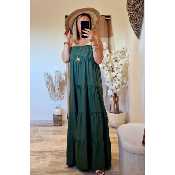 ROBE BUSTIER KAKI