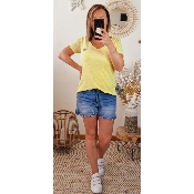 TEE-SHIRT AMELI JAUNE
