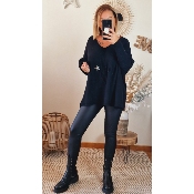 PULL OVERSIZE NOIR
