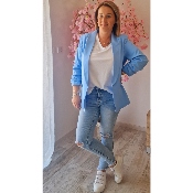 BLAZER BLEU CIEL
