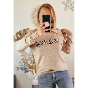 PULL AMOUR TAUPE