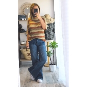 PULL MAILLE ROUILLE 