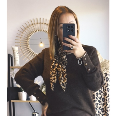 PULL GABRIEL CHOCOLAT