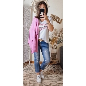 GILET ROSE