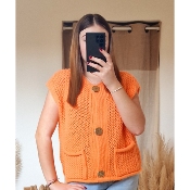 GILET NYNA ORANGE