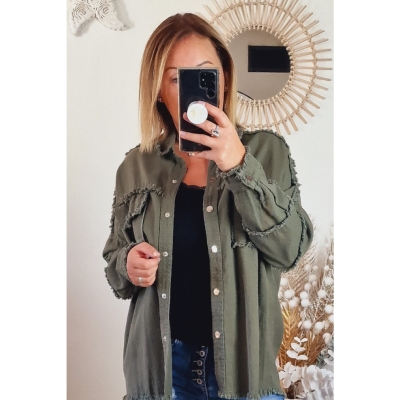 VESTE KAKI AMOUR