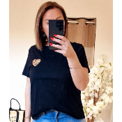 TEE-SHIRT NOIR LANA