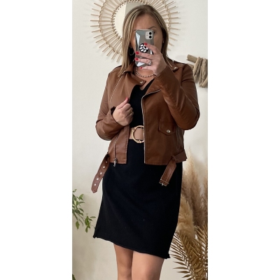 VESTE SIMILI CAMEL