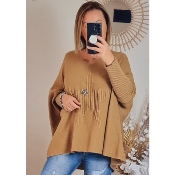 PULL OVERSIZE CAMEL