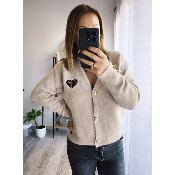 GILET ARIELLE BEIGE