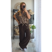 PANTALON CLAIR MARRON