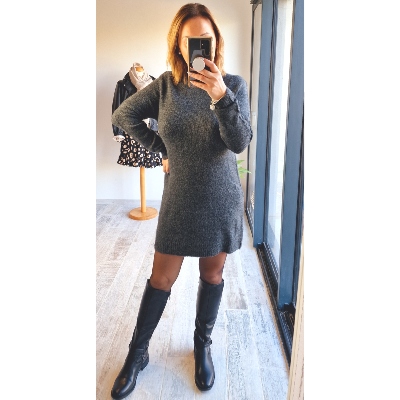 ROBE PULL LILI GRISE
