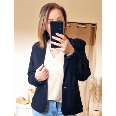 BLAZER CELESTE NOIR