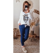 PULL TDM BLANC