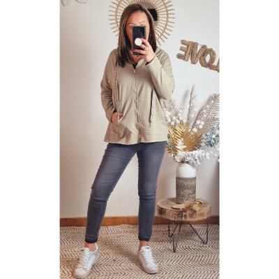 VESTE BEIGE AMELIA