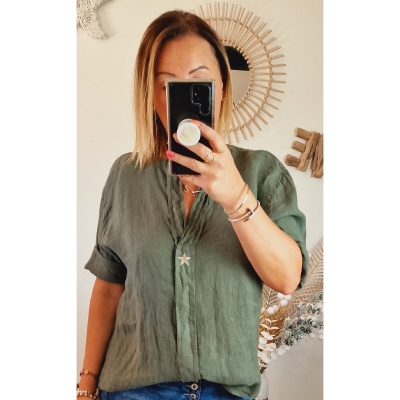 CHEMISE ETOILE KAKI