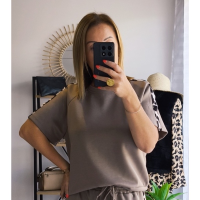 TEE-SHIRT GYLIANE TAUPE