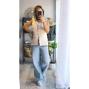 GILET BEIGE SOLEIL