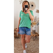 TEE-SHIRT AMELI VERT