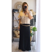 JUPE LONGUE NOIR LIA