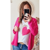 GILET FUSHIA