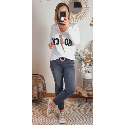 JEANS GRIS LIVIA