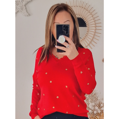 PULL STAR ROUGE