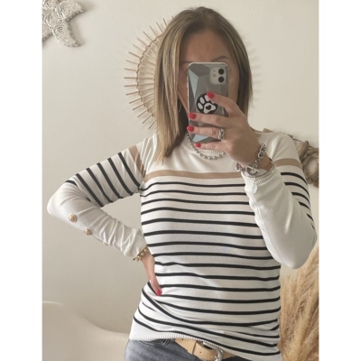 PULL NINON BLANC