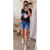 TEE-SHIRT COEUR NOIR