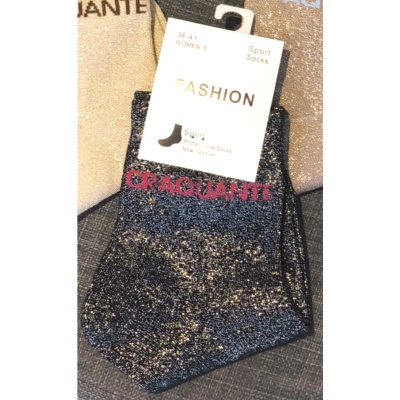 CHAUSSETTE CRAQUANTE NOIR