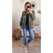 VESTE KAKI AMOUR