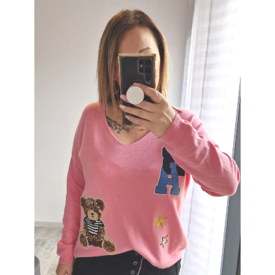 PULL NOUNOURS ROSE
