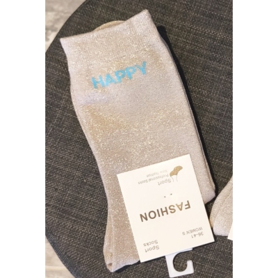 CHAUSSETTE HAPPY BLEU