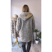 MANTEAU GRIS ISA