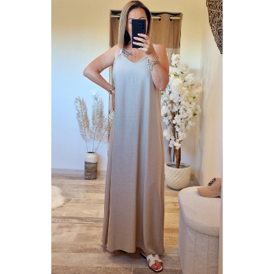 ROBE HELENA BEIGE