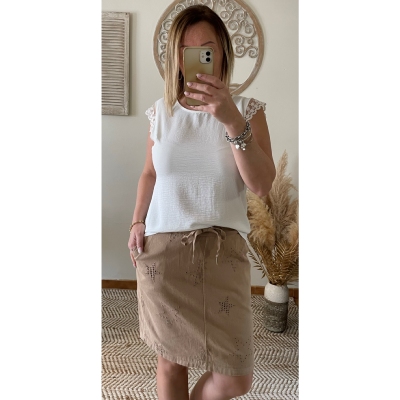 JUPE CAMEL