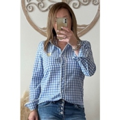 CHEMISE CARO BLEU