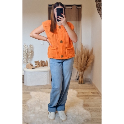 GILET NYNA ORANGE