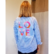 CHEMISE BLEU LOVE