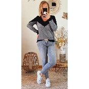 PULL ROMANE NOIR